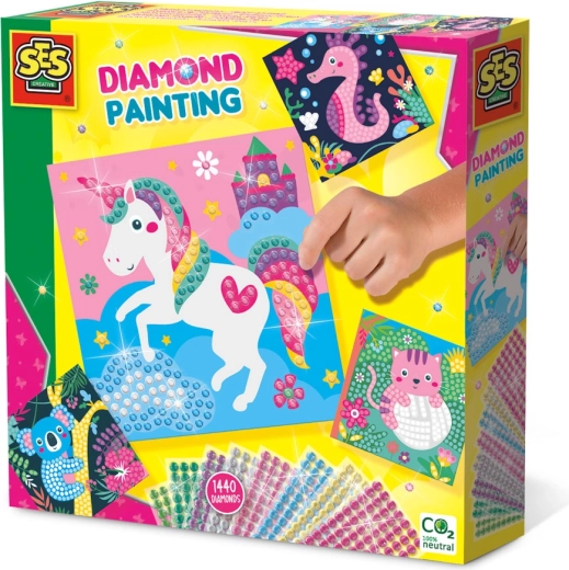 Decorating with Sparkling Gems: Cheerful Animals