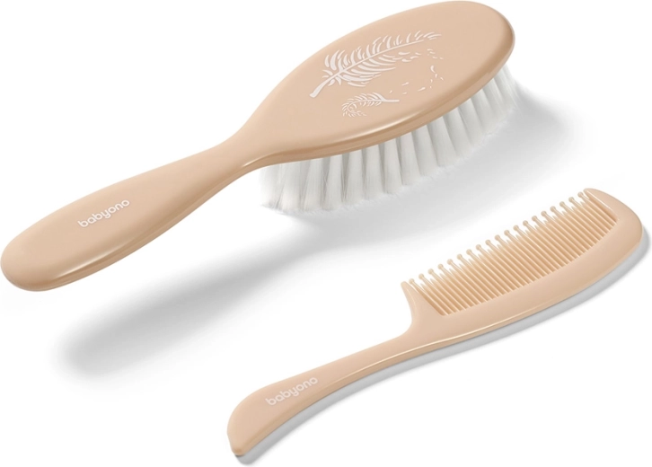 Babyono juuksehari ja -kamm Beige