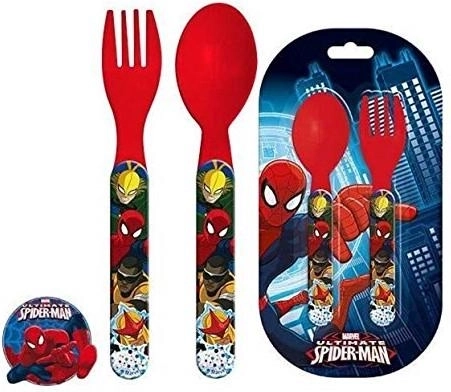 Plastist söögiriist Spiderman - 1 tk