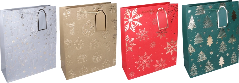 Jõulukinkekott M 26 × 32 × 10 cm – 1 tk