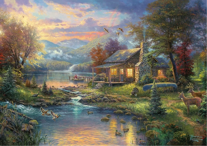 Schmidt puzzle in a tin box Nature Paradise 500 pieces