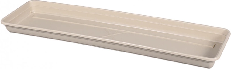 Saucer for Window Box LOBELIA MODERN 50 cm light brown