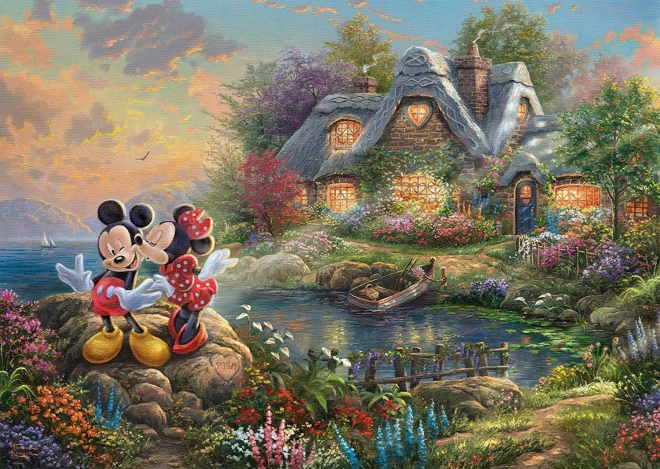 Pusle Armunud MICKEY JA MINNIE 1000 tükki