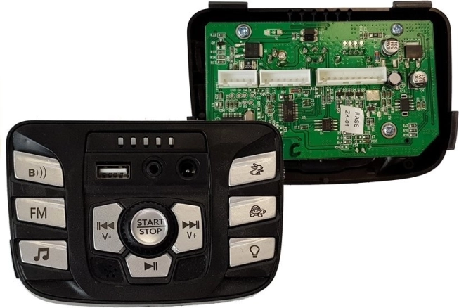 Muusikapaneel akuga sõidukile