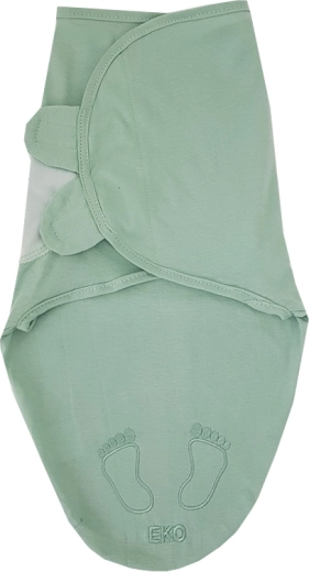 EKO puuvillane mähkimistekk Ulitka mint 5–10 kg