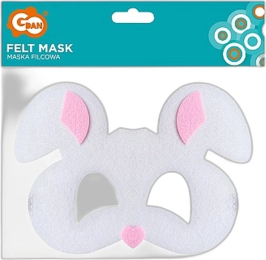 Felt bunny mask for kids - 1 piece