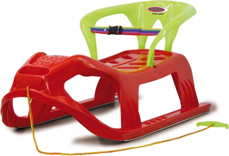 Snow Play laste plastkelk Snow Star 90 cm punane seljatoega