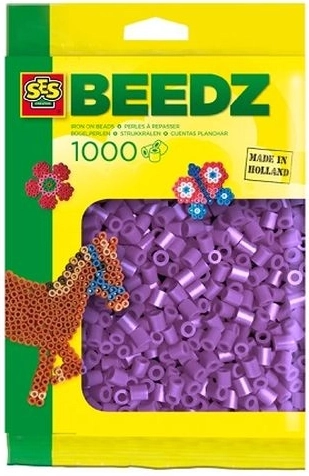 SES Creative Iron-On Beads 1000 pcs Purple