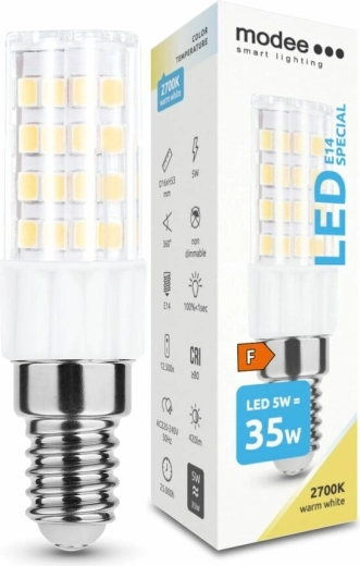 Modee LED-lamp Special Ceramic 5 W E14, 420 lm, soe valge