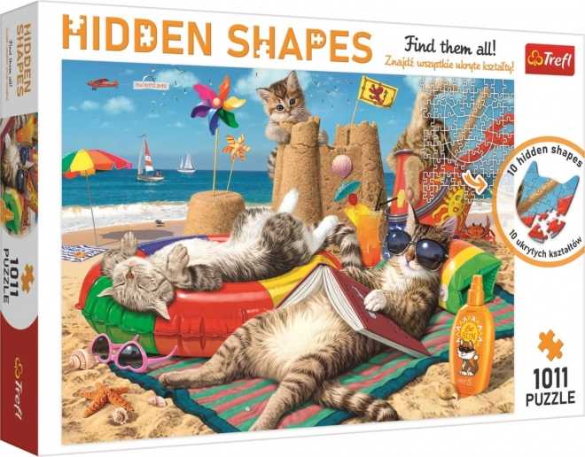 Puzzle Hidden Shapes kassi puhkus