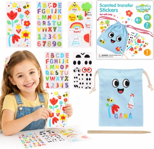 Woopie Art&Fun loominguline komplekt koti kaunistamiseks kleebistega