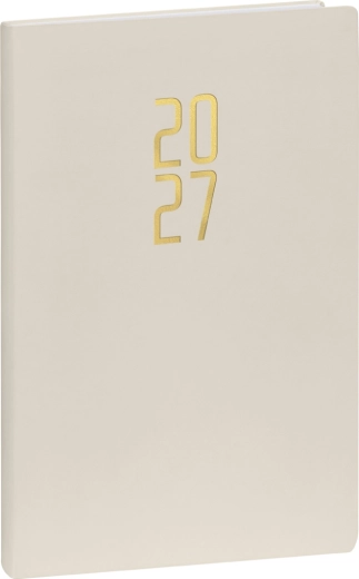 Notique nädalanädalane märkmik Ponza 2027, kreemjas, 15 × 21 cm