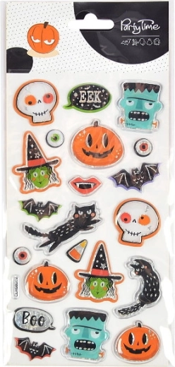 Geeljad reljeefsed kleepsud Halloweeni segu