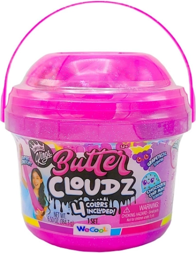 Wecool Butter Cloudz slime – bucket of colorful modeling compound