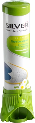 Silver DeoSport shoe spray deodorant with floral scent 100 ml