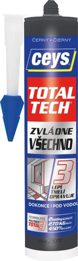 Universal adhesive and sealant 290 ml black CEYS TOTAL TECH