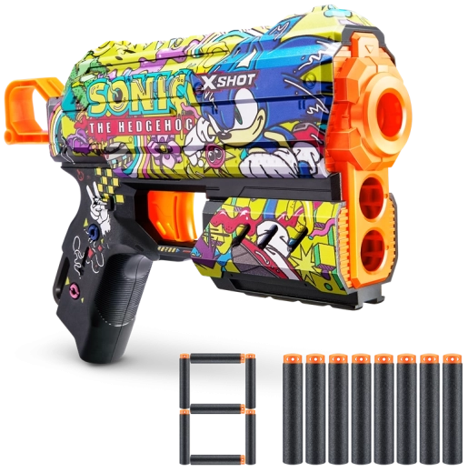 X-Shot Skins Flux SONIC the Hedgehog – vahtnoolepüstol