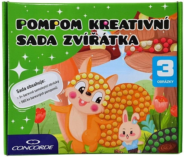 Pompomide loovkomplekt – loomad