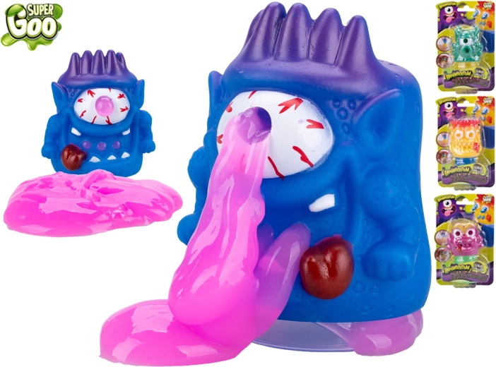Super Goo Brainboooom monster with slime 6 cm