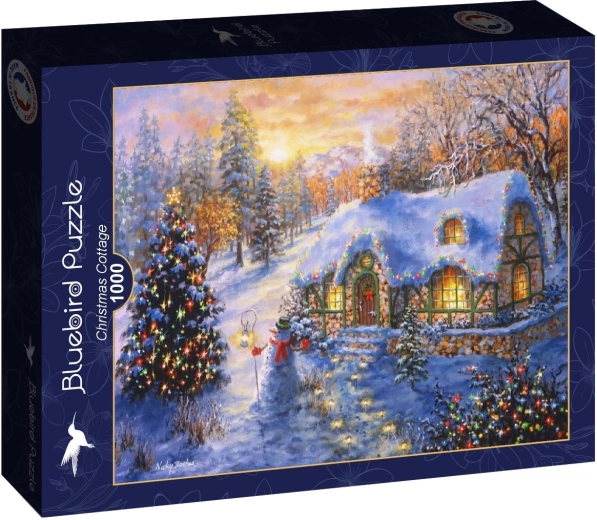 Bluebird puzzle Christmas cottage 1000 pieces