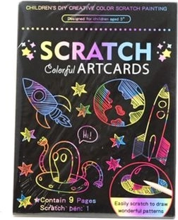 Loovkomplekt Zdrapywanka – kraabitavad pildid (scratch art)