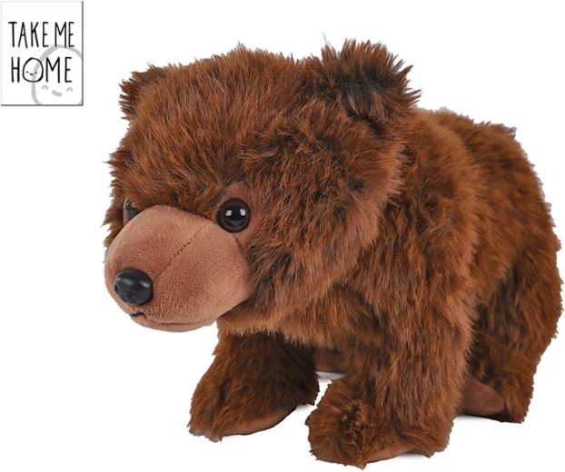 Plush Teddy Bear 35 cm Dark Brown