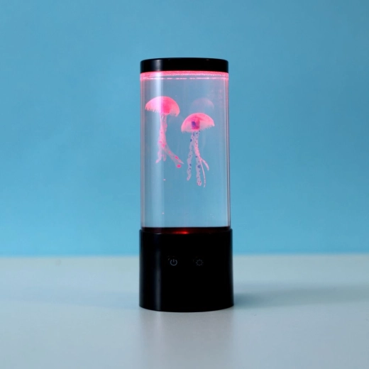 LED-lamp ujuvate meduusidega – väike