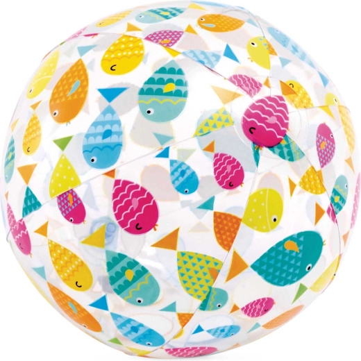 Täispuhutav rannapall rõõmsate kaladega 51 cm INTEX