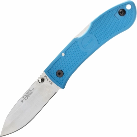 Kokkupandav nuga KA-BAR Dozier Hunter, sinine Zytel, 7,5 cm