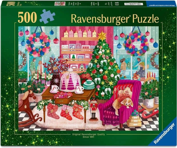 Ravensburger puzzle Christmas Shop 500 pieces