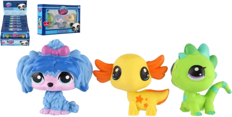 LITTLEST PET SHOP Eraser Figures – Set of 3