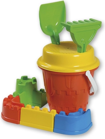 Androni liivakomplekt – keskmine kindlus koos müüridega – Punane