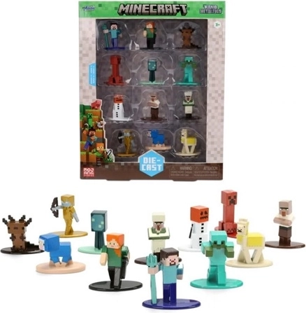 Jada Minecraft metal figures 4 cm (12 pcs)