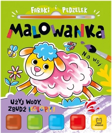 Paint Book with Paints and Brush – Just Add Water on the Farm