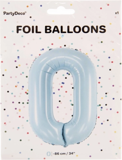 Fooliumõhupall number 0, sinine 86 cm