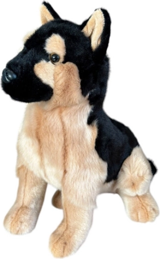 Plüüskoer – saksa lambakoer, istuv 28 cm