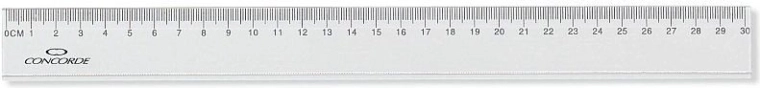 Läbipaistev joonlaud CONCORDE 30 cm