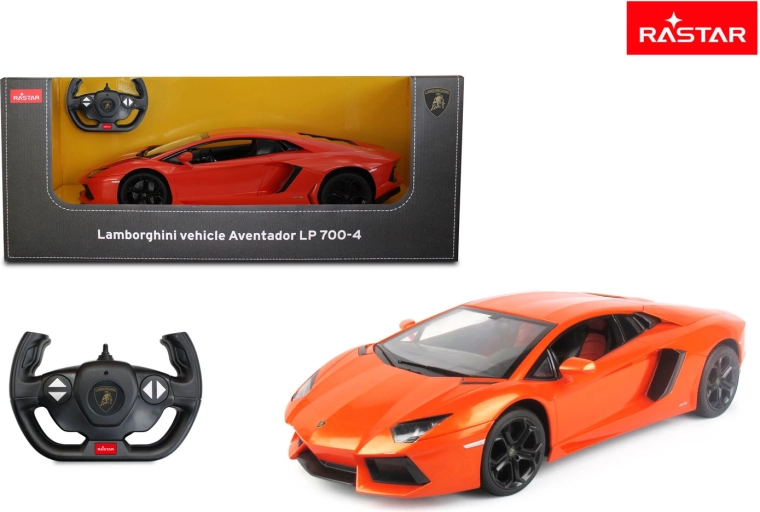 Rastar RC-auto Lamborghini Aventador 1:10 oranž