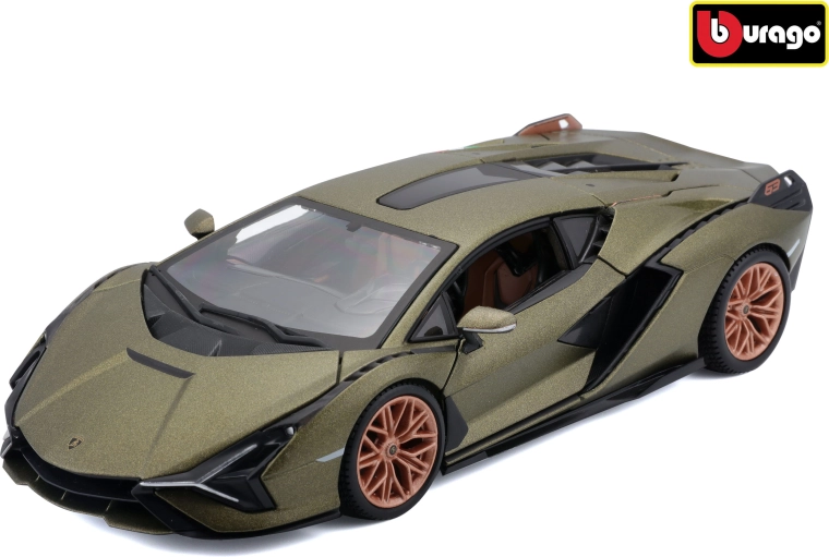 Bburago Lamborghini Sián FKP 37 mõõtkavas 1:24, mattroheline