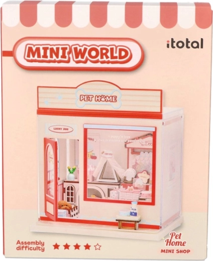 i-Total Mini World DIY miniatuurne lemmikloomapood