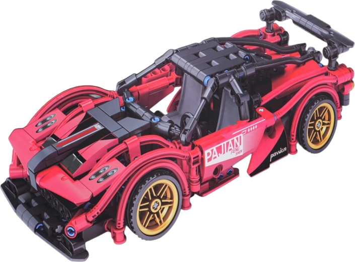 Punase sportauto ehituskomplekt, 488 detaili