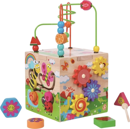 2Kids Toys motoorikakuubik labürindiga – rõõmsad loomad