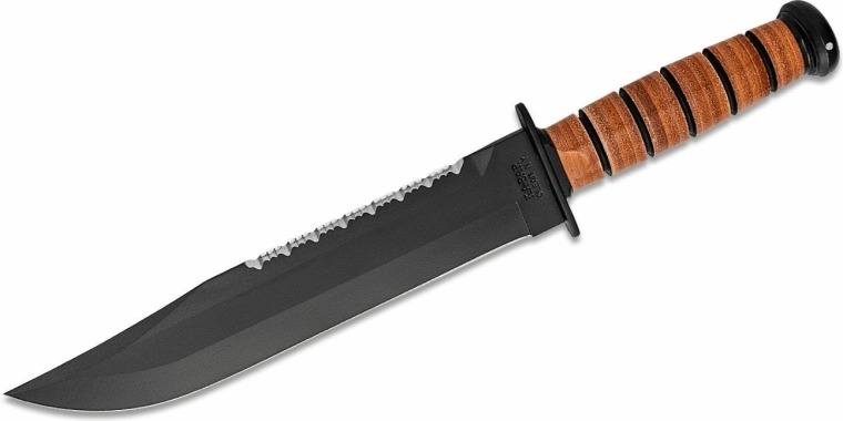 KA-BAR Big Brother – ellujäämisnuga 24 cm nahast käepideme ja tupeta