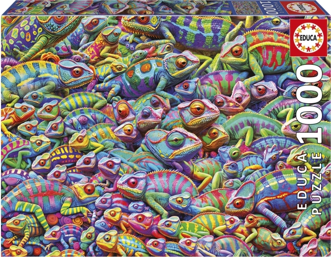 EDUCA Puzzle Chaos Among Chameleons 1000 pieces