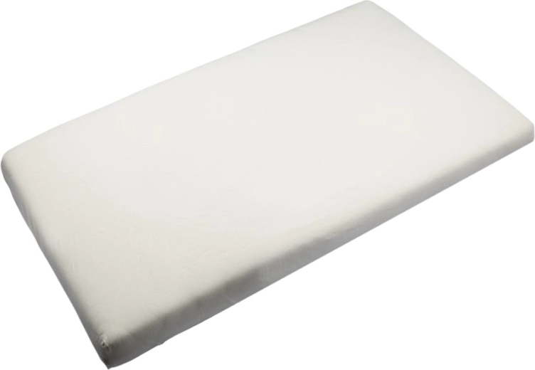 Timboo bamboo fitted sheet Soft 60 × 120 cm Daisy white