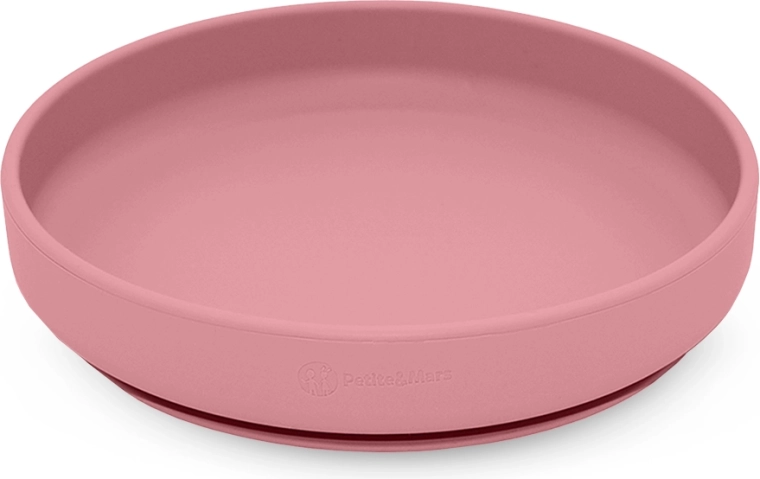 Silikoonist taldrik iminapaga Take&Match dusty rose – Petite&Mars