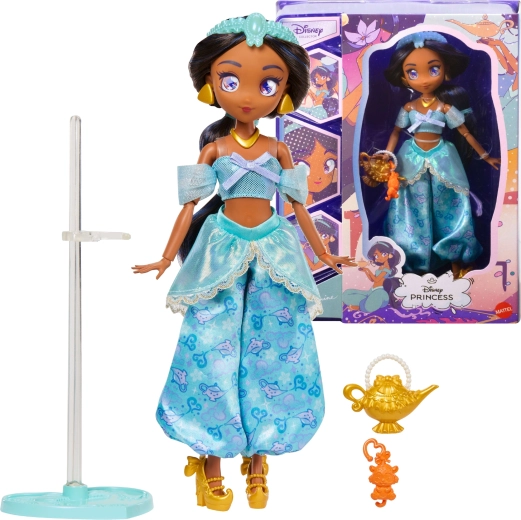 Mattel Disney Collector kollektsioneeritav printsess Jasmine manga-stiilis koos aksessuaaridega