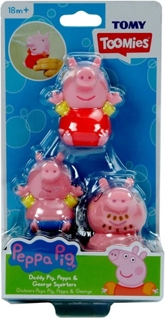 TOMY Peppa Pig veefiguurid 3 tk