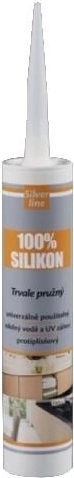 Universal Silicone 100% Acetate 280 ml – White SILVER LINE
