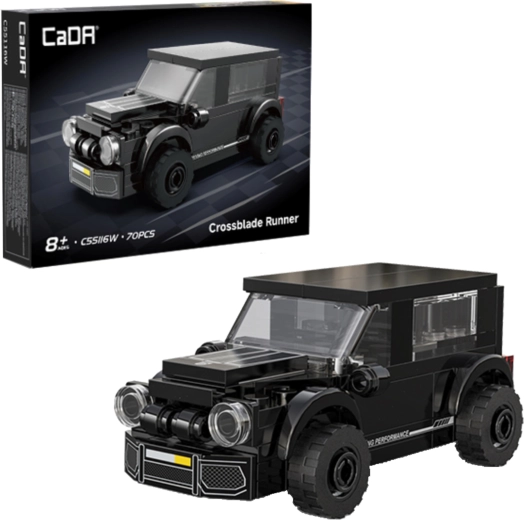 CaDA ehitusklotside komplekt auto Crossblade runner (70 osa)
